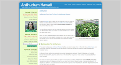 Desktop Screenshot of anthuriumhi.com
