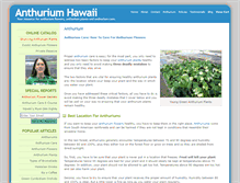 Tablet Screenshot of anthuriumhi.com